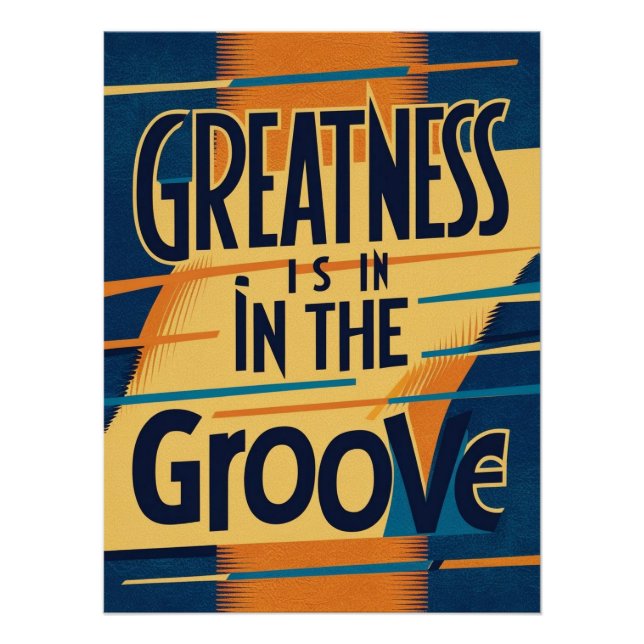 Poster La grandeur est dans le rythme (Devant)