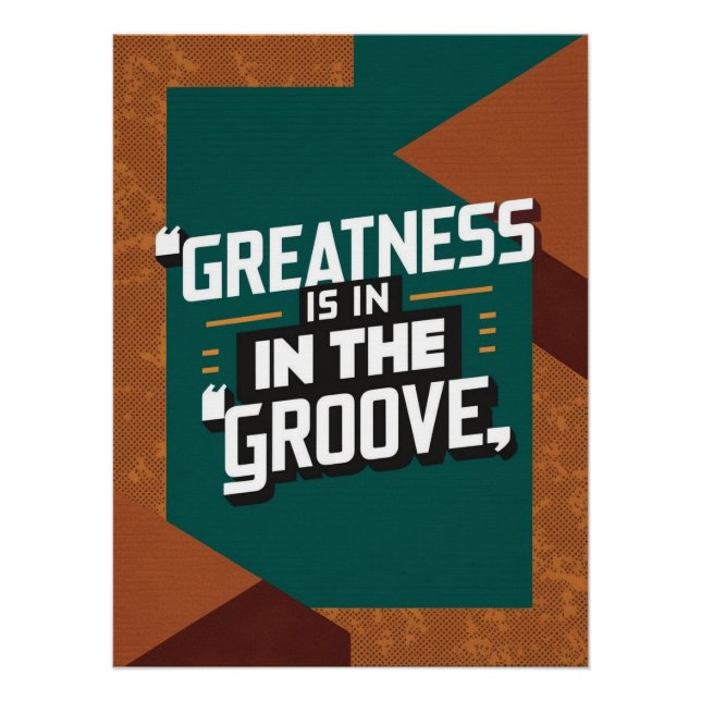 Poster La grandeur est dans le rythme (Devant)