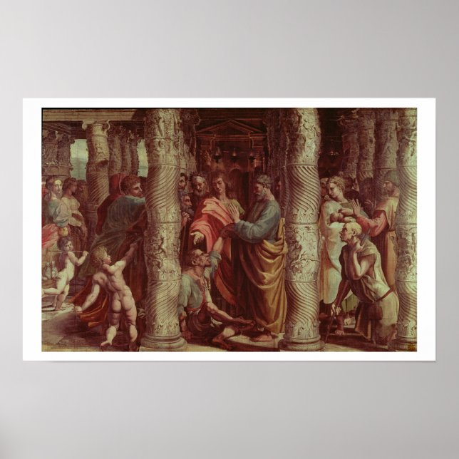 Poster La guérison de l'homme-Lame (dessin pour la Sisti) (Devant)