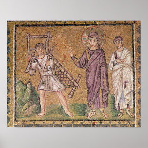 Poster La guérison du paralytique de Capernaumx