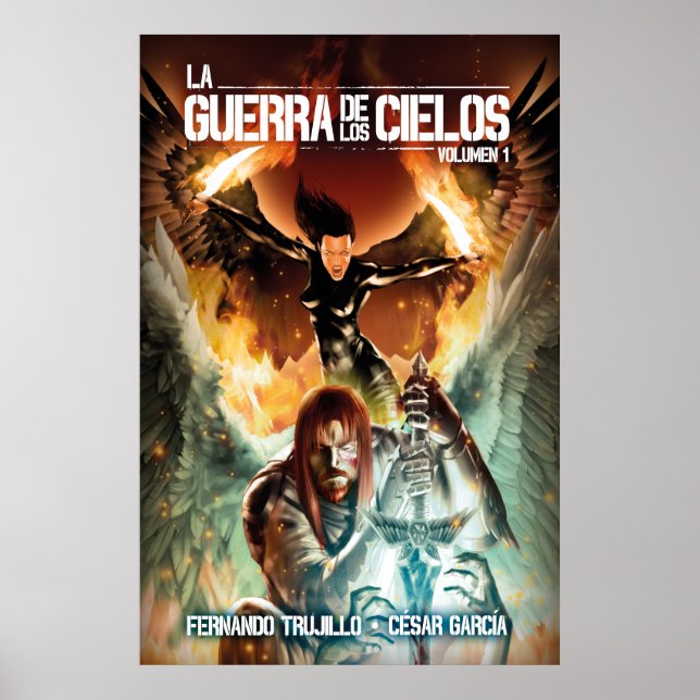 Poster 'la guerre des Cielos' (Devant)