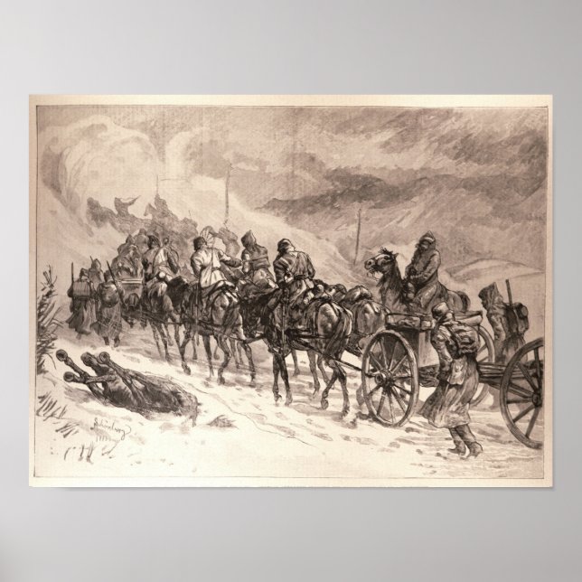 Poster La guerre entre la Serbie et la Bulgarie (Devant)