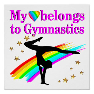 POSTER LA GYMNASTIQUE EST MA VIE