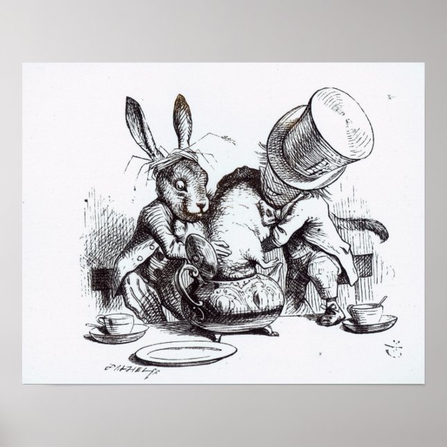Poster La haine des fous et le lièvre de mars (Devant)