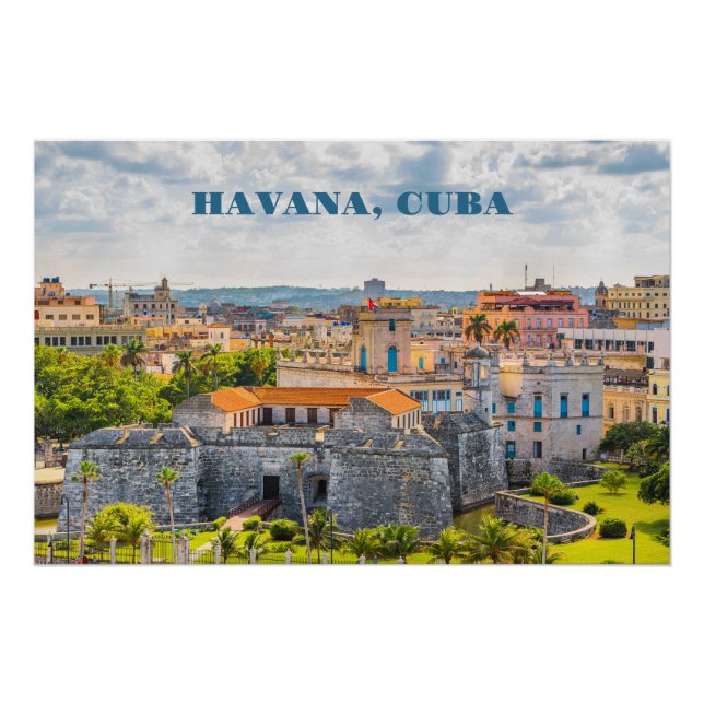Poster La Havane CUBA (Devant)