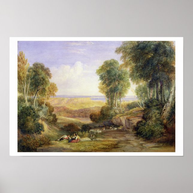 Poster La jonction de la Severn et de la Wye avec le Chep (Devant)