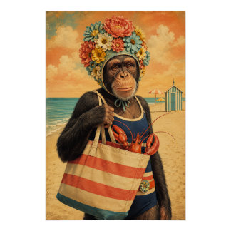 Poster La journée de Lulu à la plage