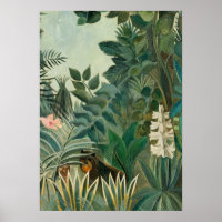 La jungle équatoriale, 1909 (huile sur toile)