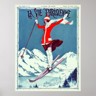 Poster La La vintage luttent la couverture de magazine de