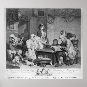 Poster La lecture de la Bible