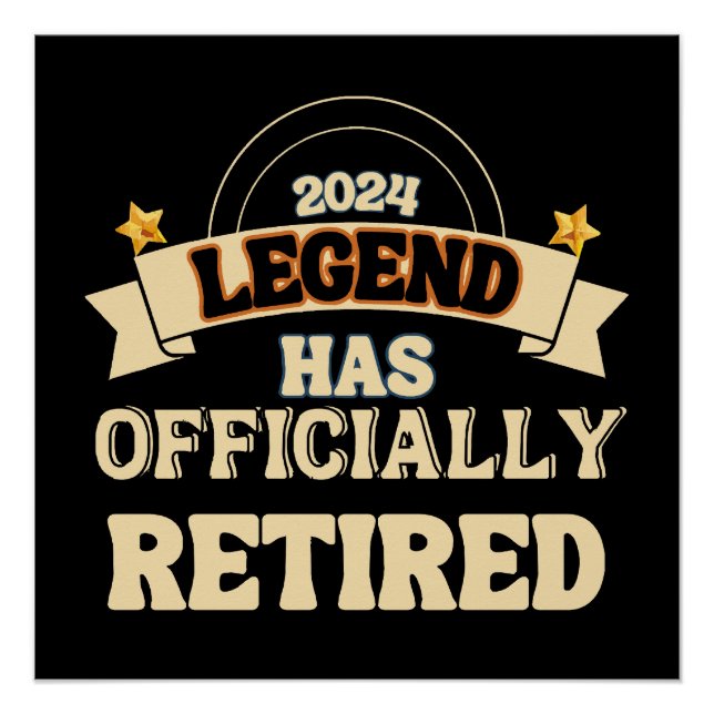 Poster La légende a officiellement pris sa retraite (Devant)