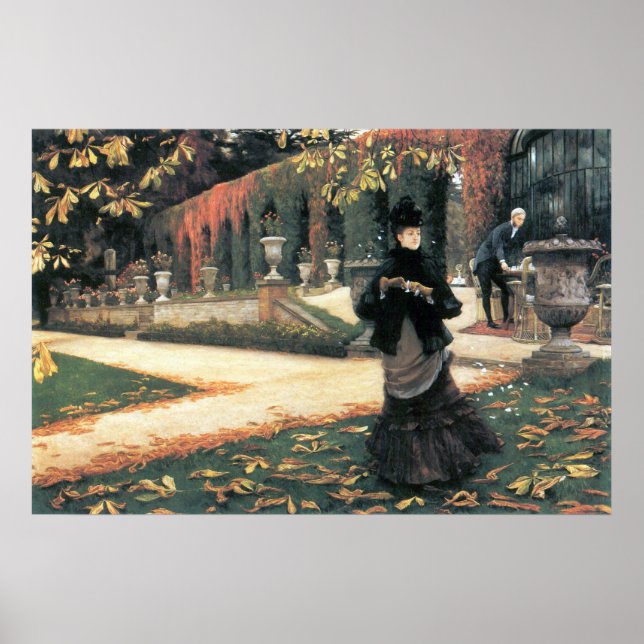 Poster La lettre est venue à la portée de James Tissot (Devant)