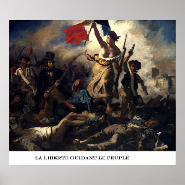 Poster La liberté à la tête du peuple (Devant)
