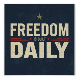 Poster La liberté se construit au quotidien Discipline