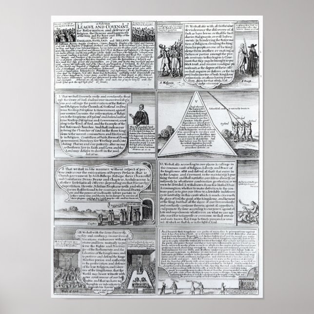 Poster La Ligue solennelle et l'alliance (Devant)