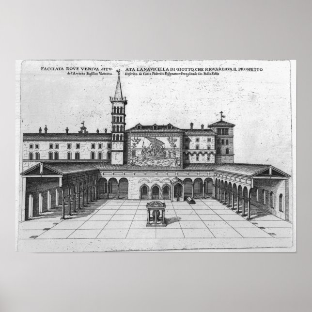Poster La Loggie de la Bénédiction du Vieux Vatican (Devant)