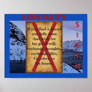 Poster La loyauté Havamal