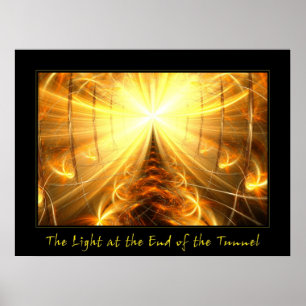 Poster La lumière à l'extrémité du tunnel
