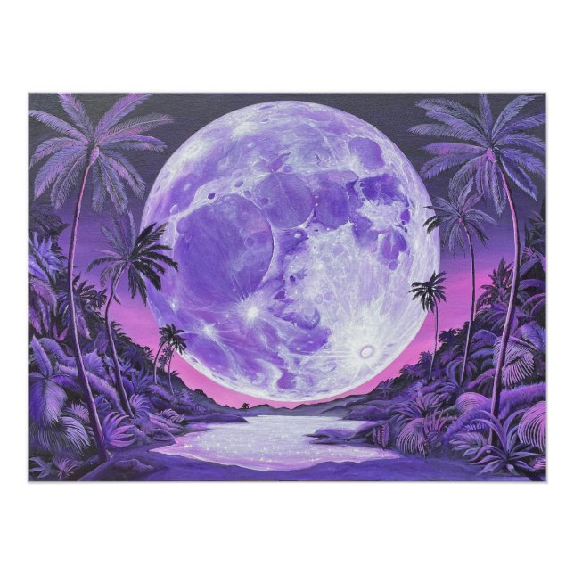 Poster "la Lune Impossible"- (Devant)