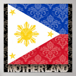 Poster La ma mère patrie Philippines