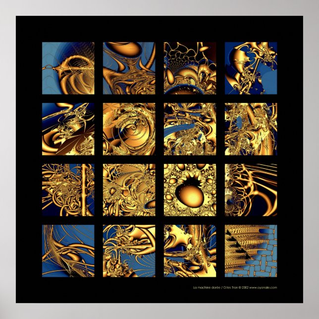 Poster La machine dorée (Devant)