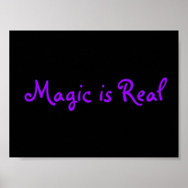 Poster La magie est le Real-poster (Devant)