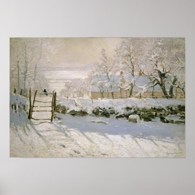 Poster La Magpie, 1869 (Devant)