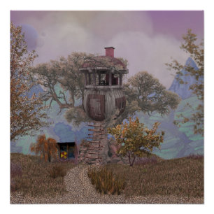 Poster La Maison dans l'Arbre de Merle
