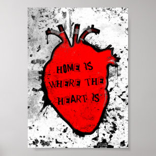 Poster la maison est où se trouve le coeur anatomique