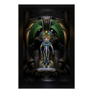 Poster La Majesté De Trilia Fractal Imaginaire Portrait N