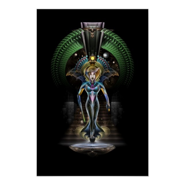 Poster La Majesté De Trilia Fractal Imaginaire Portrait N (Devant)