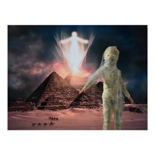 Poster La maman s'échappe d'Egypte. Halloween (Devant)