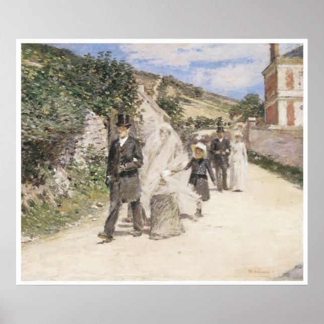 Poster La Mariage mars 1892 Theodore Robinson (Devant)