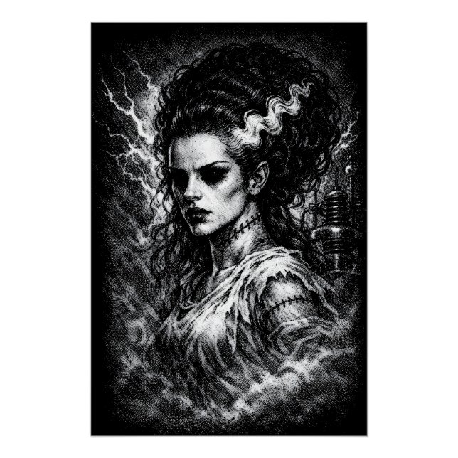 Poster La Mariée de Frankenstein — Ressuscitée par BurnsI (Devant)