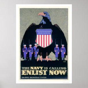 Poster La marine appelle - Enlist Now (US02291A)