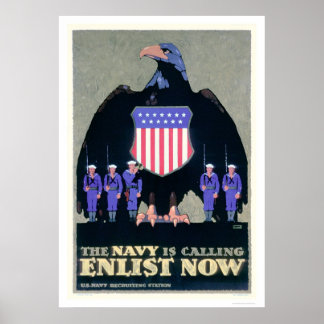 Poster La marine appelle - Enlist Now (US02291A)
