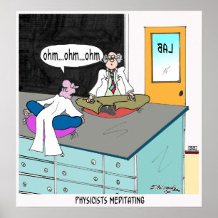 Poster La méditation des physiciens