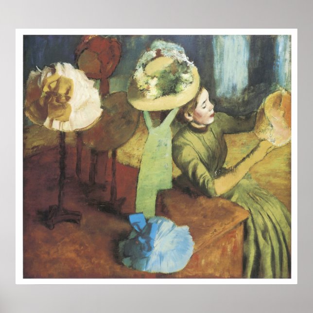 Poster La Millinery Shop, 1882 (Devant)