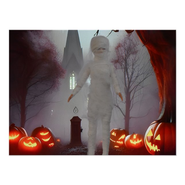 Poster La Momie. Halloween (Devant)