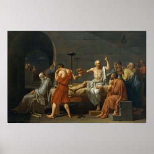 Poster La mort de Socrates