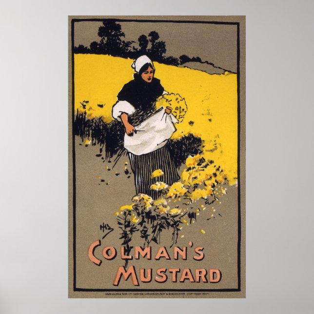 Poster La moutarde de Colman, 1900 (Devant)
