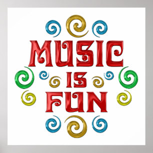 Poster La musique est AMUSEMENT