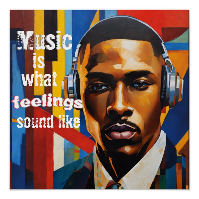 Poster La musique est ce que les sentiments sonnent comme (Devant)