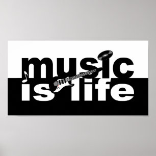 Poster La musique est dossier de la vie