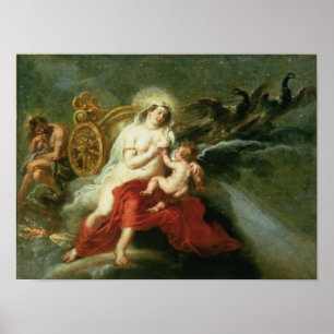 Poster La naissance de la voie lactée, 1668