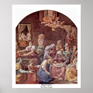 Poster La naissance de Mary par Reni Guido