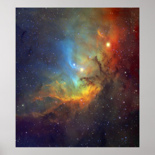 Poster La NASA de la nébuleuse SH2-101 de tulipe