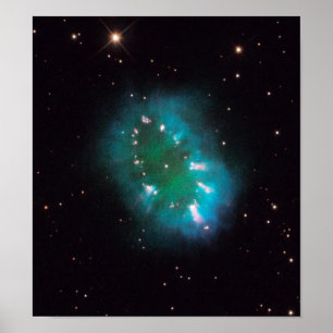 Poster La nébuleuse de collier (télescope de Hubble)