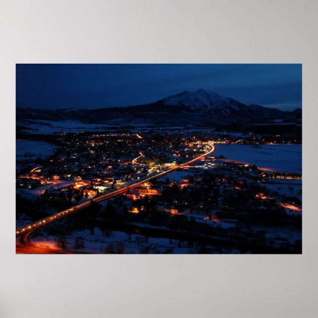 Poster La nuit d'hiver de Carbondale (Devant)
