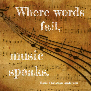 Posters Affiches Citation Musique Zazzle Fr